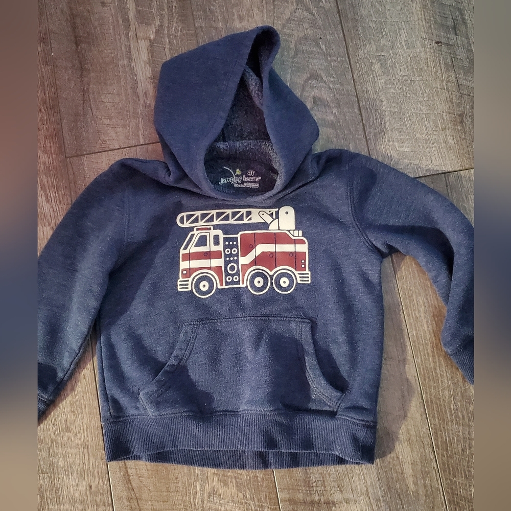 4T Blue hooded Sweatshirt hoodie